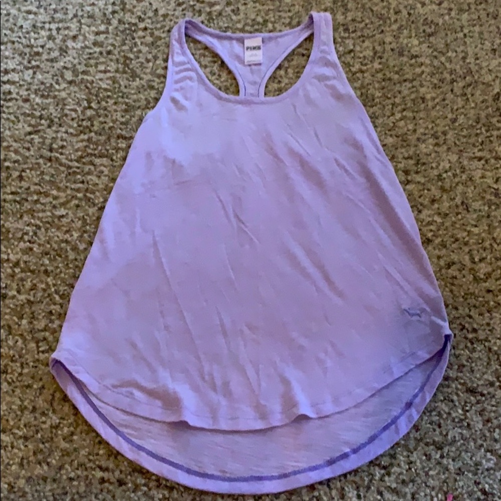 VS PINK Lavender Work Out Tank - S